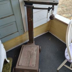 Antique Platform Scale