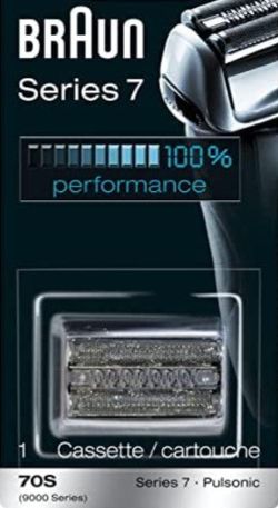 Braun Series 7 70S Electric Shaver Head Replacement Cassette Silver