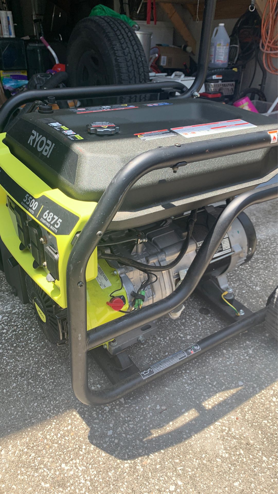 Generator, Ryobi, easy start, 5500. for Sale in Seffner, FL OfferUp