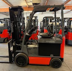 2021 Toyota 8FBCU25 Quad Mast Forklift