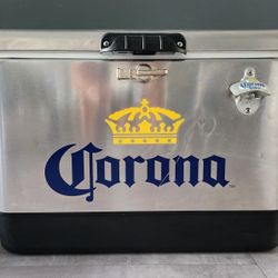 Corona Ice Chest Cooler with Bottle Opener, 51L (54 qt) Holds 85 Cans
🔥 