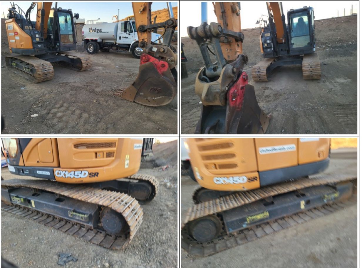 2019 CASE CX145D Excavator For Sale 