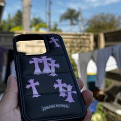 Leather Phone Case | Coat Crosses iPhone 15 Pro 