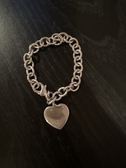 Leah Sophia heart charm bracelet