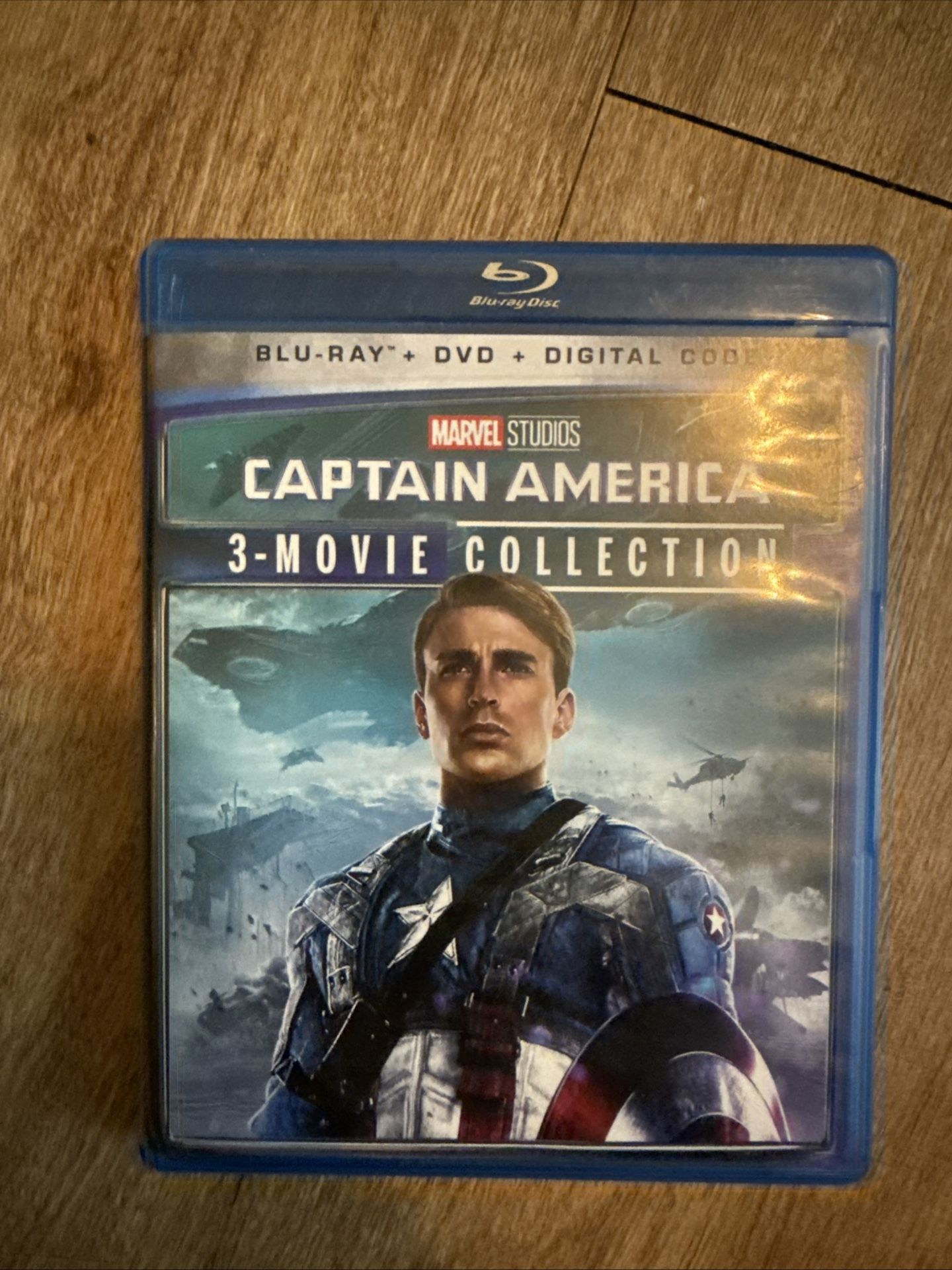 Captain America 3-Movie Collection (Blu-ray + DVD + Digital) First Avenger, Winter Soldier, Civil War