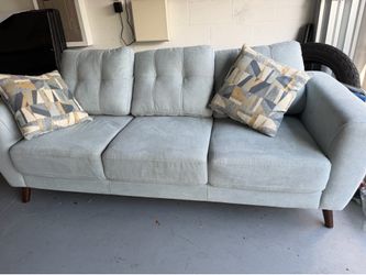Contemporary 3-Seater Couch w/ Pillows (Delivery available)