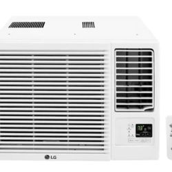 LG Electronics Extra Large Room Window Air Conditioner with Heater, Remote Included 