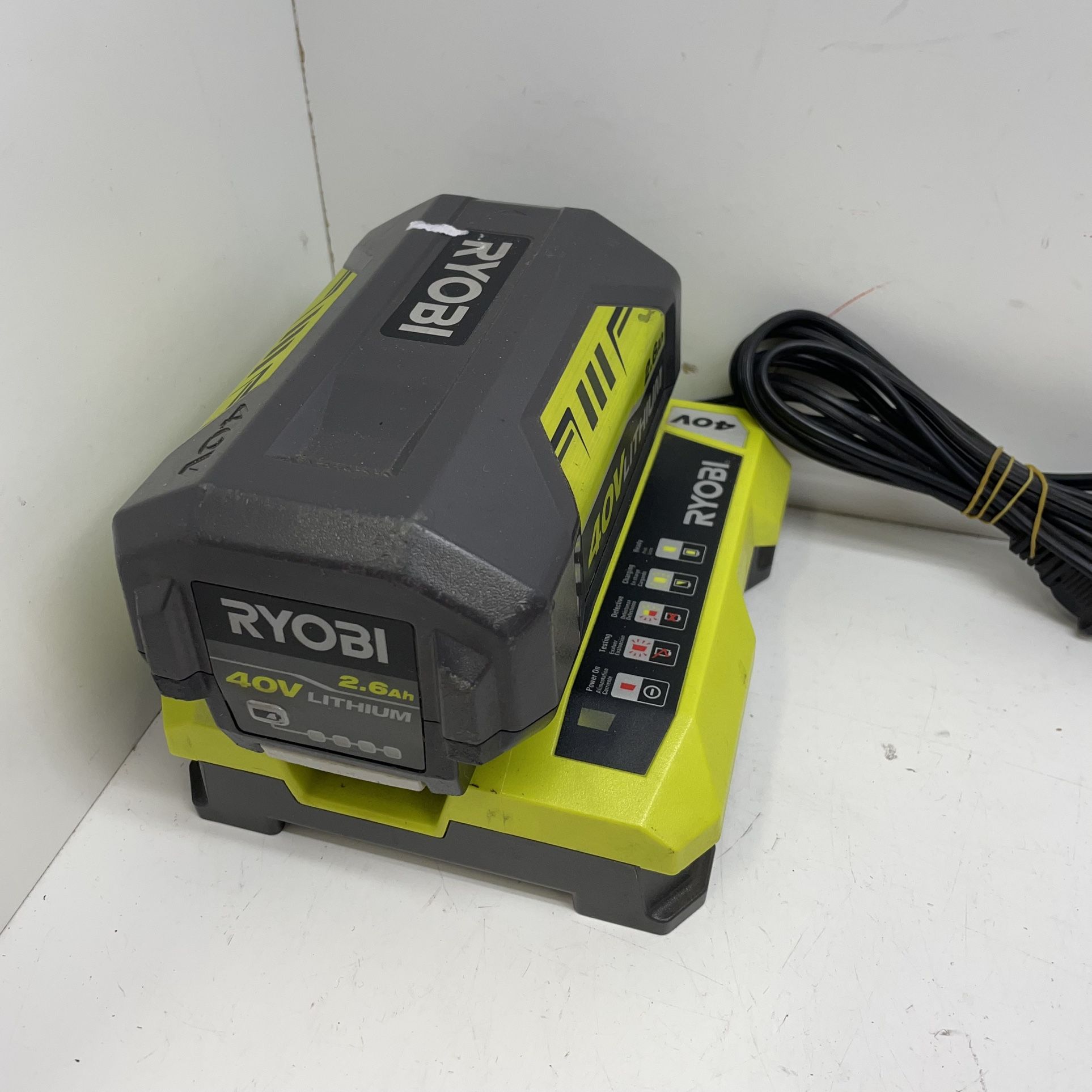 Ryobi 40v Battery And Charger 205314