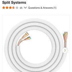 MRCOOL 16 ft. Pre-Charged 1/4 in. x 3/8 in. No-Vac QuickConnect Line Set R454B for 5th Gen DIY Mini-Split Systems