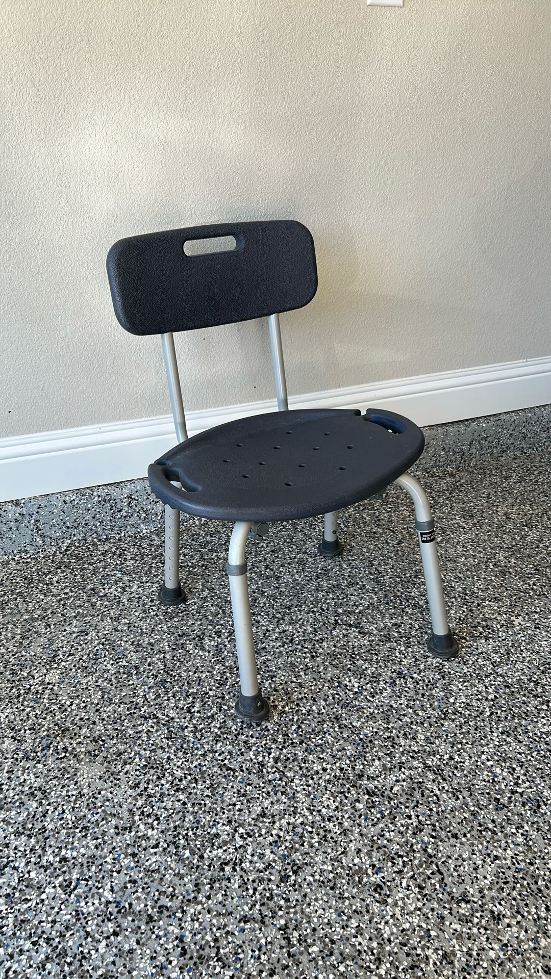 Bathroom Safety Shower Tub Bench Chair with Back