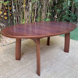 Danish Skovby Walnut Expandable Dining Table
