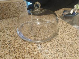 Glass Cake Holder