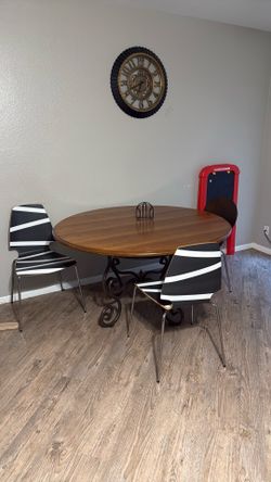 Table and chairs