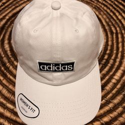 Women's ~ New Adidas White / Black BaseBall Cap Hat