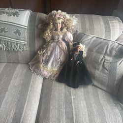 Two Dolls 1 Barbie -$25.00