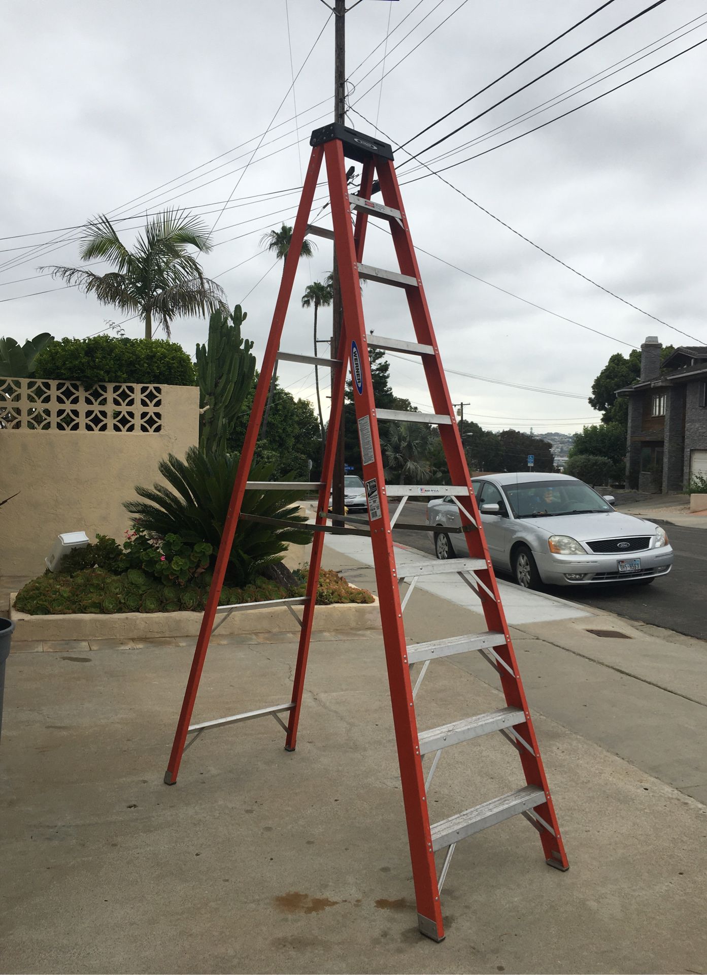 Werner 10ft ladder hardly used