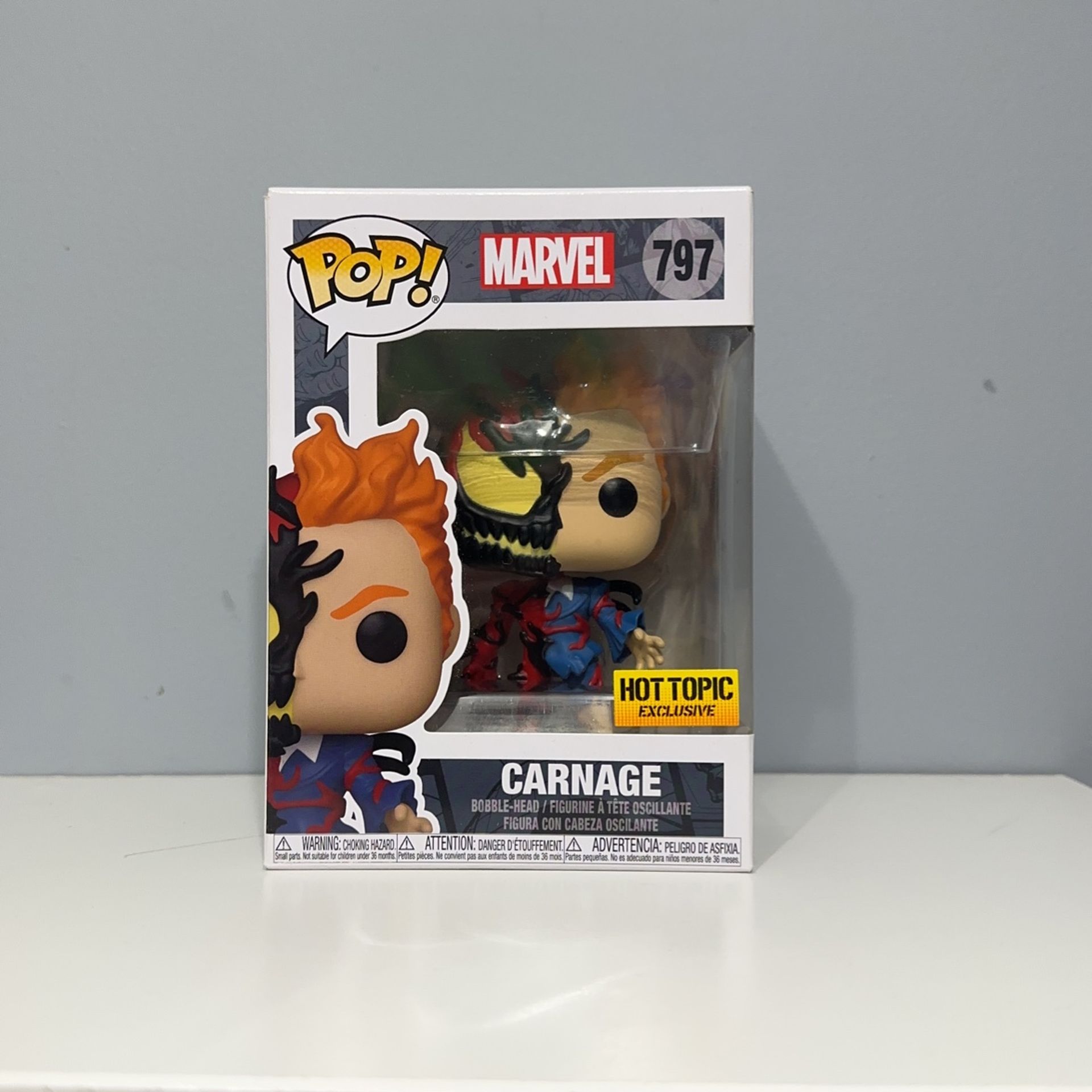 Marvel Carnage (HOT TOPIC EXCLUSIVE) Funko Pop 797