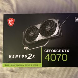 MSI GeForce RTX 4070 Graphics Card