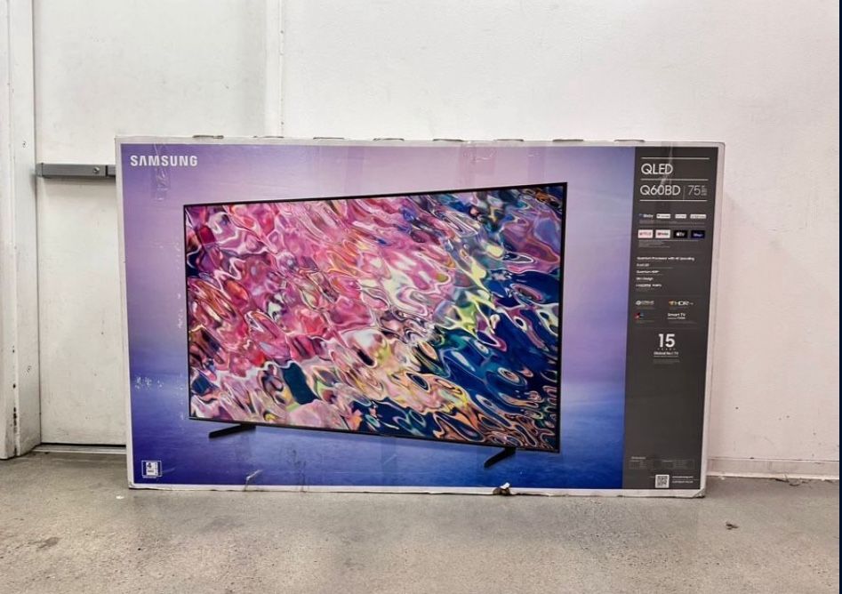 75 “ Samsung Smart 4K QLED HDR TV