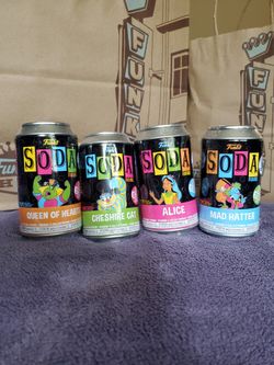 Alice In Wonderland Funko Sodas 
