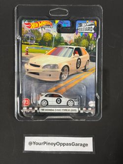 Hot Wheels - Boulevard #73 - 1999 ‘99 Honda Civic Type R (EK9) (HKF19)