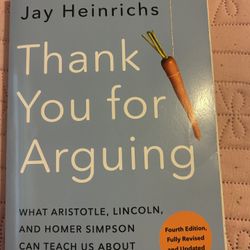 Thank You For Arguing 