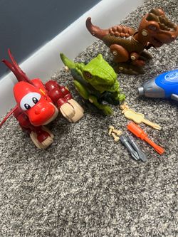 Take Apart Dinosaur & dragon Toys with Tool Drill, Educational Building Construction Toy set