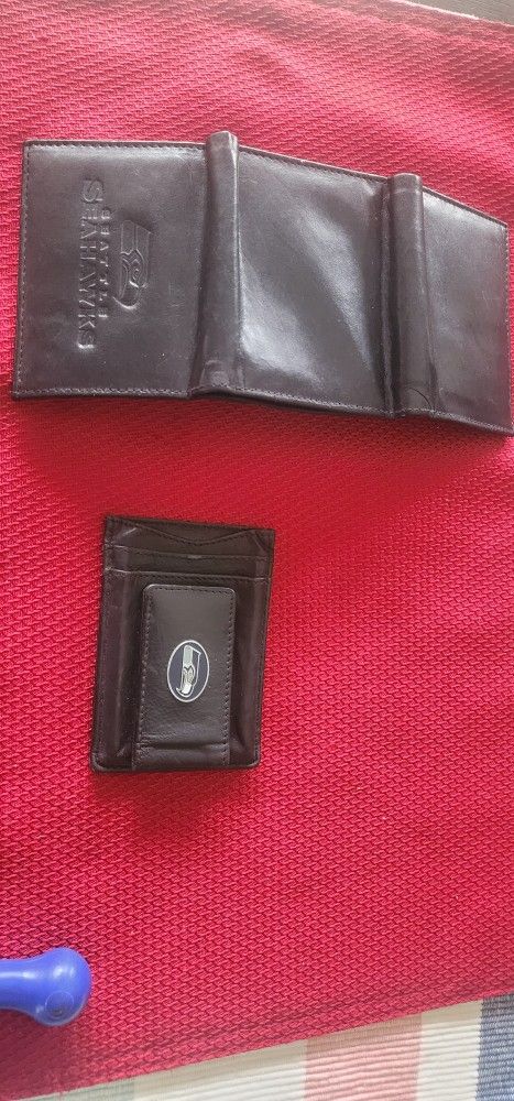 Leather Wallet Seahawks