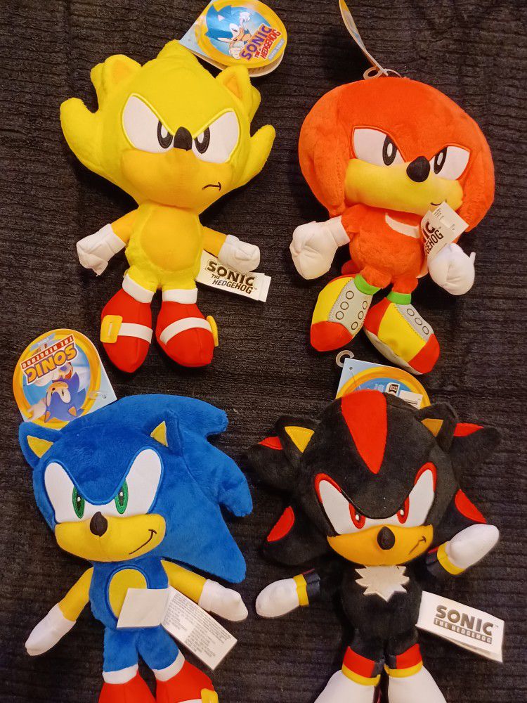 Sonic Plush Characters 