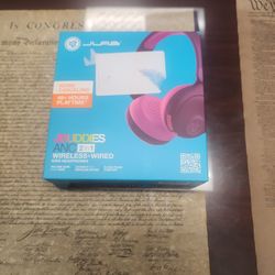 JLab JBuddies ANC Kids Headphones – Noise Cancelling – 48+ Hour Playtime – New in Box
