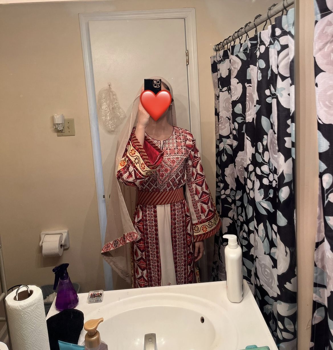 Traditional Palestinian Wedding/ Nikkah Dress