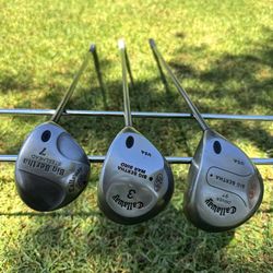 Callaway Big Bertha Driver + 3 Wood + 7 Wood Set | Original Matching Woods | Ready to Play