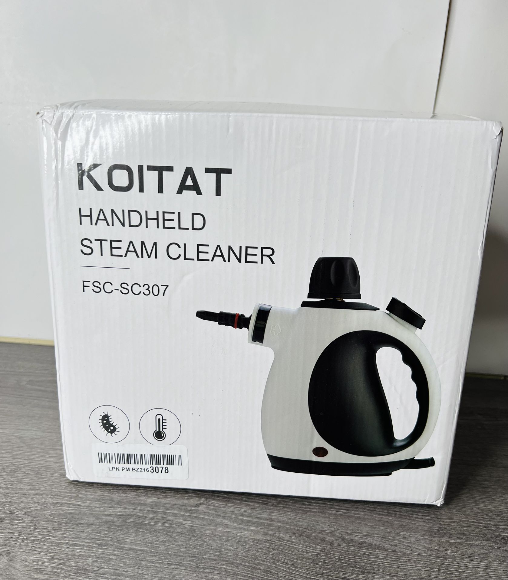 KOITAT Handheld Steam Cleaner, Steam Cleaner for Home with 10 Accessory Kit