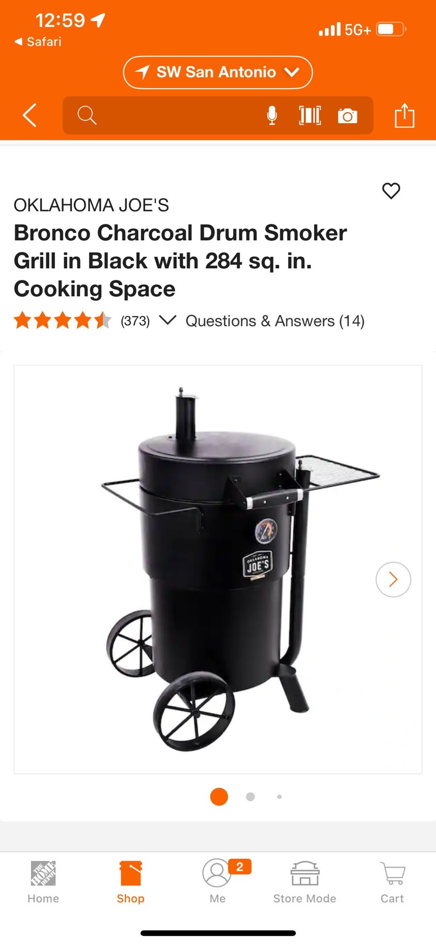 Oklahoma Joe Branco Smoker