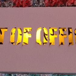 Desk Sign  Out Of Office or Today Will Be Awesome