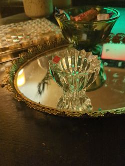 Mikasa Crystal Candle Holder