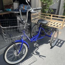 3 Speed Folding 20” Tricycle 