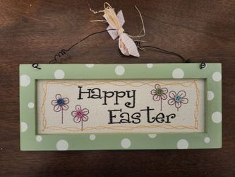 "Happy Easter" Door Hang
