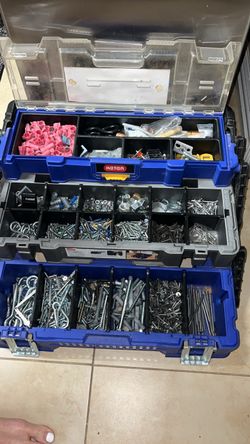 Heavy duty KETER cantilever box + all contents