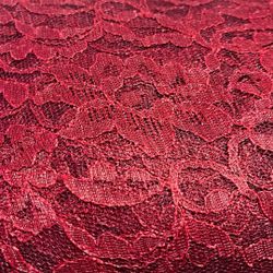 3 Yards Of Wine Lace Fabric For 4.00