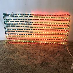 Red,white, Blue Led Flag. 8 Different Modes $10