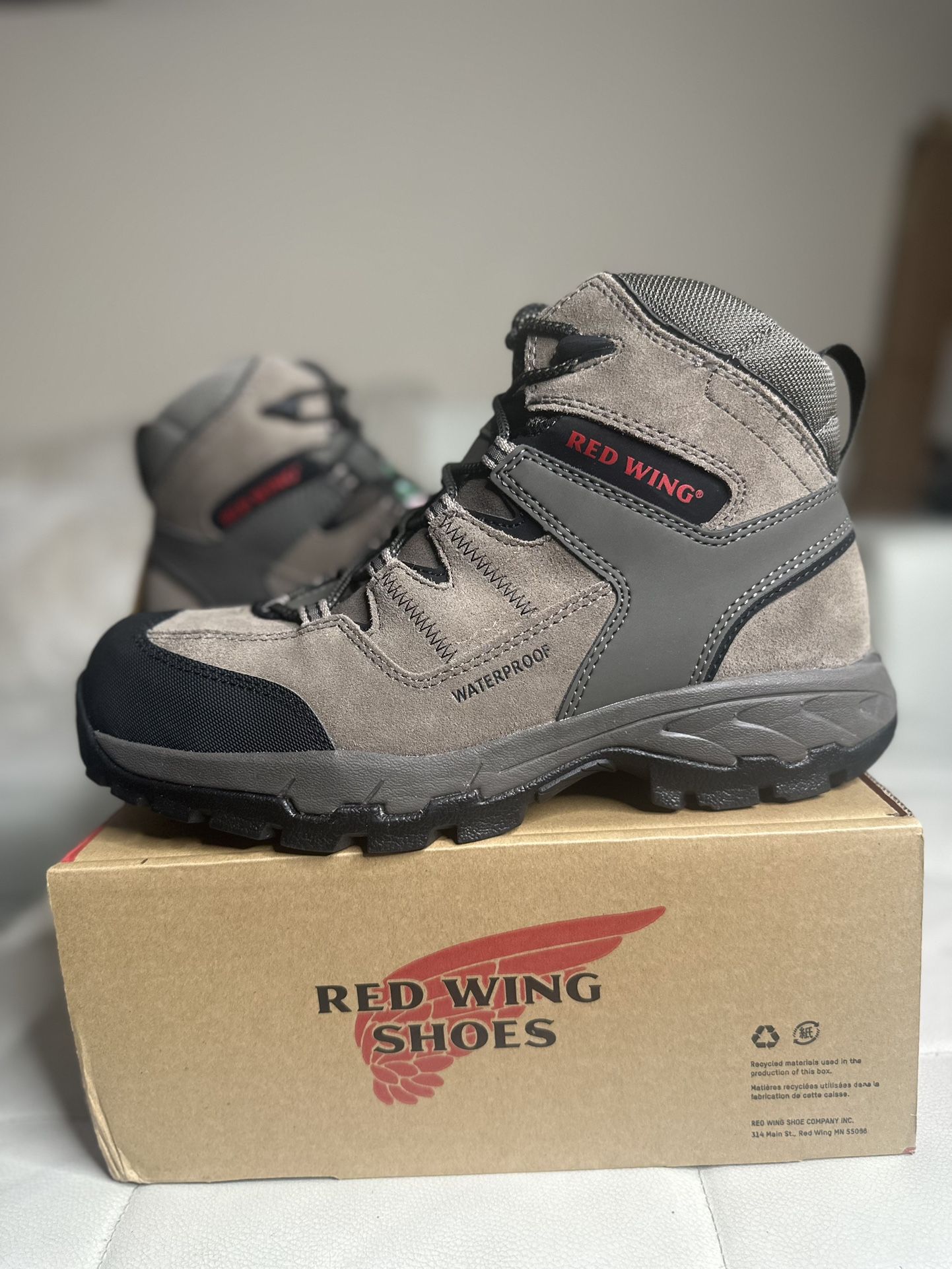 New Red Wing Truhiker Men’s 6-inch Waterproof CSA Safety Toe Hiker Boots