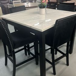 Dining Table Faux Marble 
