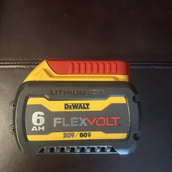 DewaltFLEXVOLT 20-Volt/60-Volt MAX Lithium-Ion 6.0Ah Battery