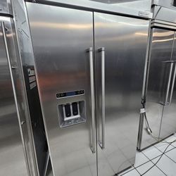 42" KITCHENAID BUILT IN STAINLESS STEEL REFRIGERATOR 