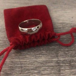 Vintage White Gold Band