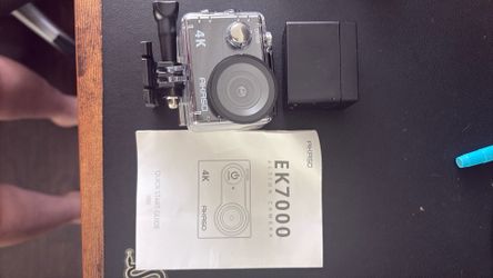 AKASO EK7000 action camera. open box
