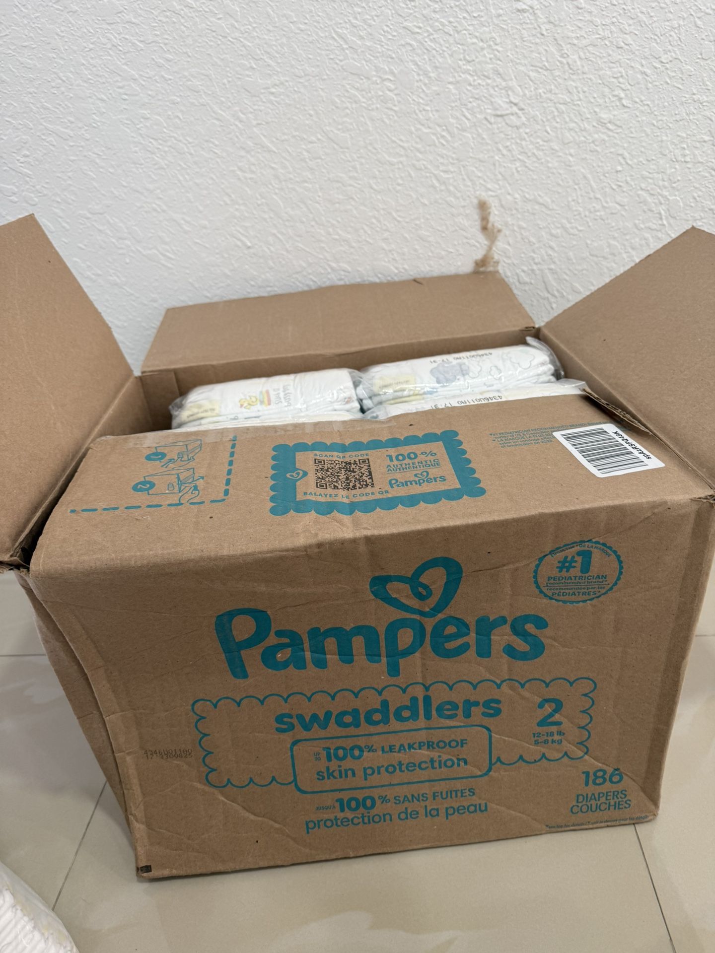 Baby’s Pampers