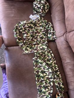 Kids Army Soldier Halloween Costume Set