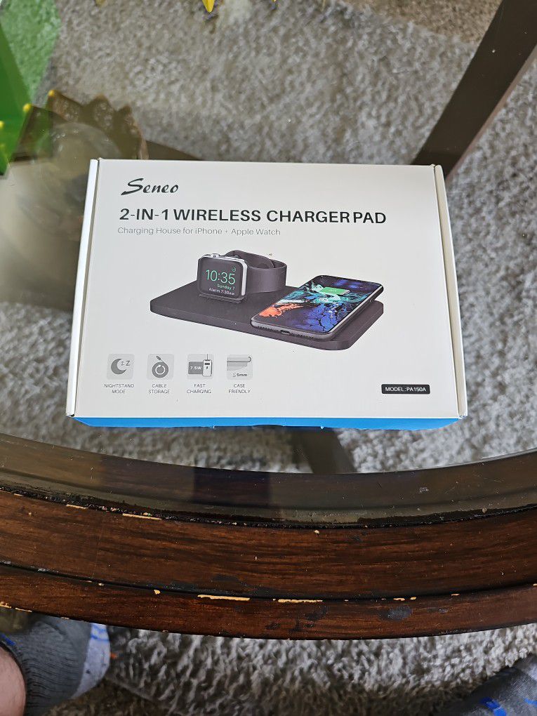 2-IN-1 Wireless Charger Pad